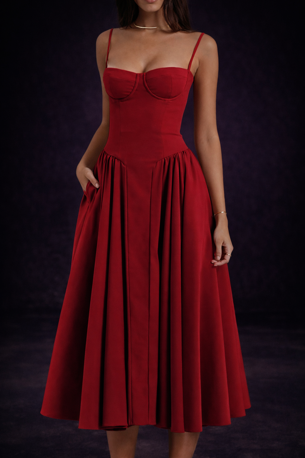Havana Seraphine Elegance Midi Dress