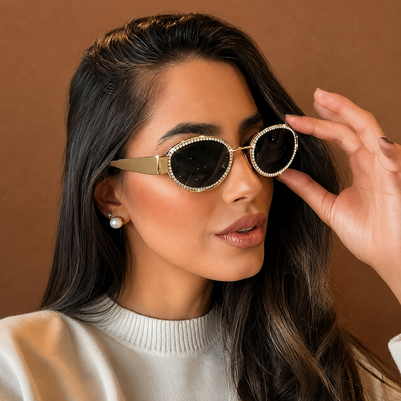 Monaco Crystal Sunglasses