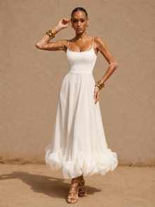 Valencia Fleur Midi Dress