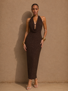 Valencia Liora Glitter Maxi Dress