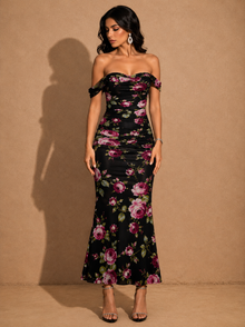 Valencia Fleur Mermaid Maxi Gown