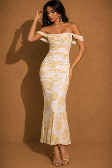 Valencia Fleur Mermaid Maxi Gown